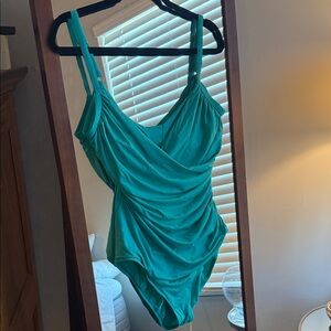 Jantzen Teal One Piece Swimsuit